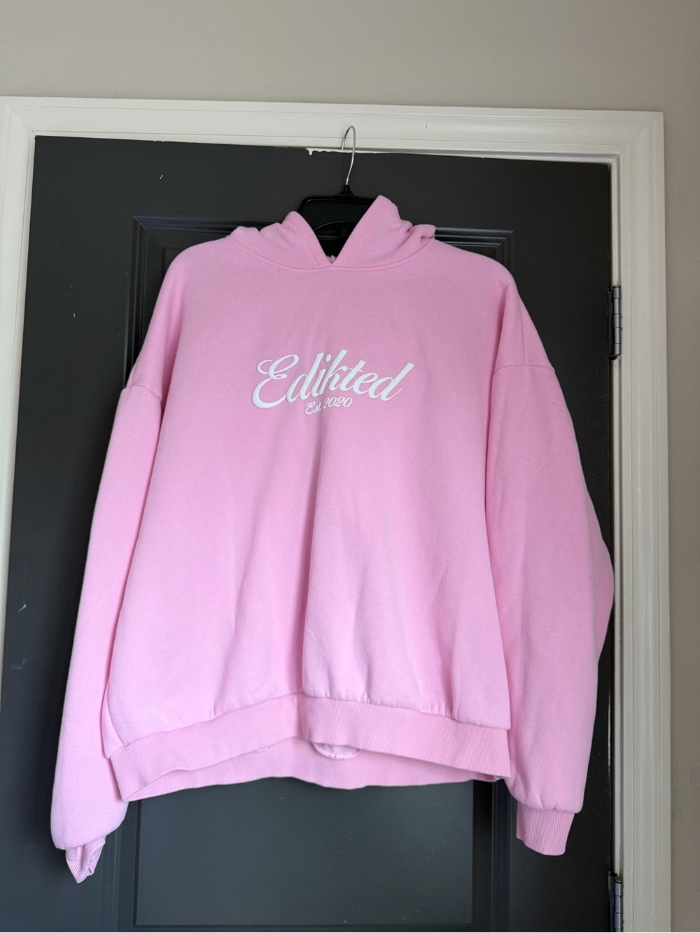 Edikted Pink Hoodie Sweater for Women